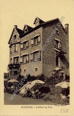 Carte postale ancienne Marege — Liginiac (Corrèze)