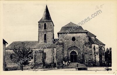 Carte postale ancienne Lubersac — Lubersac (Corrèze)