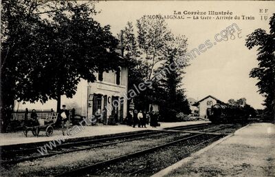 Carte postale ancienne Montaignac — Montaignac Saint Hippolyte (Corrèze)