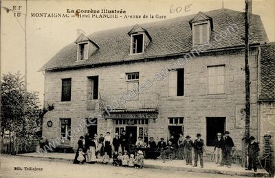 Carte postale ancienne Montaignac — Montaignac Saint Hippolyte (Corrèze)