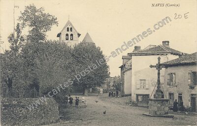 Carte postale ancienne Naves — Naves (Corrèze)