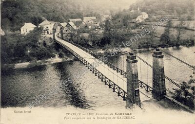 Carte postale ancienne Nauzenac — Neuvic (Corrèze)