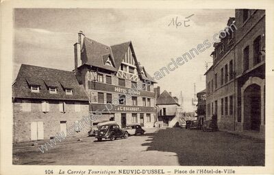 Carte postale ancienne Neuvic d'Ussel — Neuvic (Corrèze)