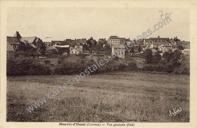 Carte postale ancienne Neuvic d'Ussel — Neuvic (Corrèze)