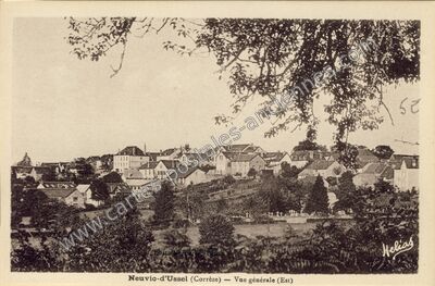 Carte postale ancienne Neuvic d'Ussel — Neuvic (Corrèze)