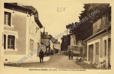 Carte postale ancienne Neuvic d'Ussel — Neuvic (Corrèze)