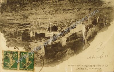 Carte postale ancienne Lamouroux — Noailles (Corrèze)