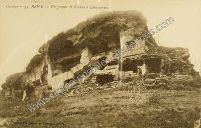 Carte postale ancienne Lamouroux — Noailles (Corrèze)