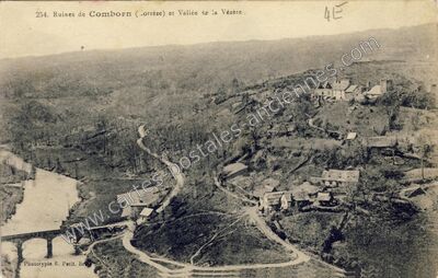 Carte postale ancienne Comborn — Orgnac-sur-Vézère (Corrèze)