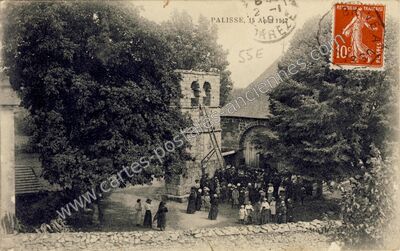 Carte postale ancienne Palisse — Palisse (Corrèze)