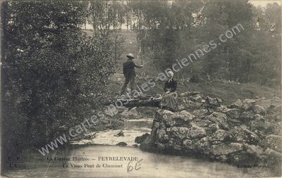 Carte postale ancienne Chammet — Peyrelevade (Corrèze)