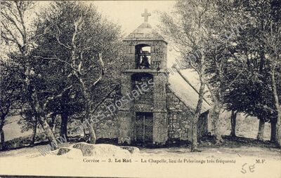 Carte postale ancienne Le Rat — Peyrelevade (Corrèze)