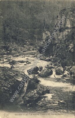 Carte postale ancienne Les Rocheins — La Roche-Canillac (Corrèze)