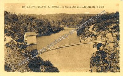 Carte postale ancienne chaumettes — Roche-le-Peyroux (Corrèze)