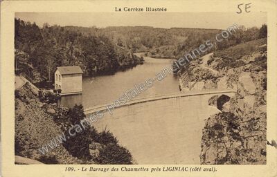 Carte postale ancienne Les Chaumettes — Roche-le-Peyroux (Corrèze)