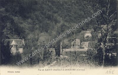 Carte postale ancienne St Bazile le Doustre — Saint Bazile de la (Corrèze)