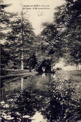 Carte postale ancienne Chateau du Rieu — Saint Bonnet les Tours (Corrèze)