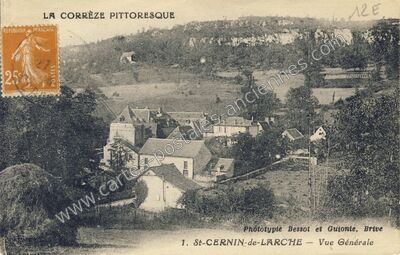 Carte postale ancienne LA CORRÈZE PITTORESQUE — Saint-Cernin-de-Larche (Corrèze)