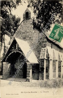 Carte postale ancienne Notre Dame de St Cyr — Saint-Cyr-la-Roche (Corrèze)