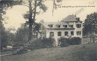 Carte postale ancienne La Vialatte — Sainte-Fortunade (Corrèze)