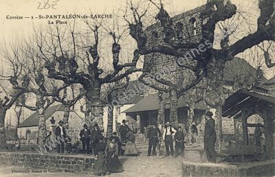 Carte postale ancienne La Place — Saint-Pantaléon-de-Larche (Corrèze)
