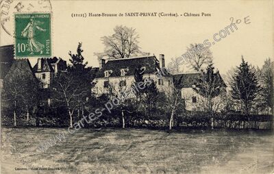 Carte postale ancienne Haute Brousse — Saint-Privat (Corrèze)