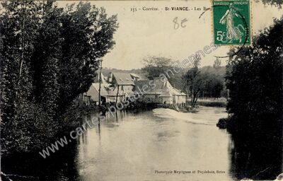 Carte postale ancienne Les Boro — Saint-Viance (Corrèze)