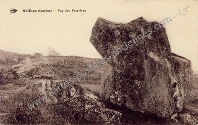 Carte postale ancienne Puy des Ferrières — Seilhac (Corrèze)