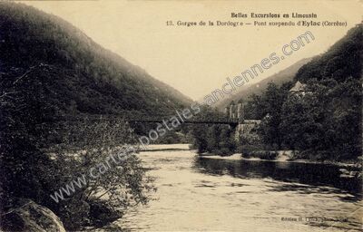 Carte postale ancienne Eylac — Servières-le-Château (Corrèze)