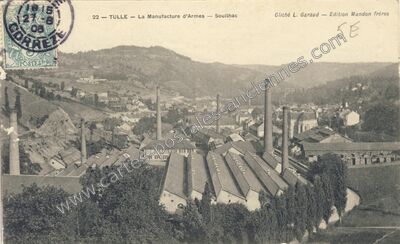 Carte postale ancienne Souilhac — Tulle (Corrèze)