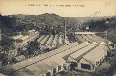 Carte postale ancienne Souilhac — Tulle (Corrèze)