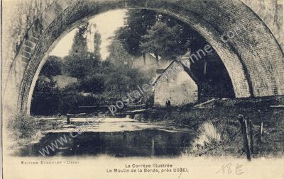 Carte postale ancienne La Bordel — Ussel (Corrèze)