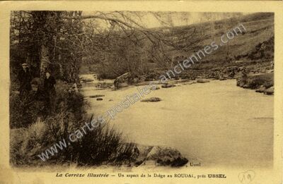 Carte postale ancienne roudal — Ussel (Corrèze)