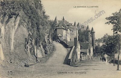 Carte postale ancienne Uzerche — Uzerche (Corrèze)