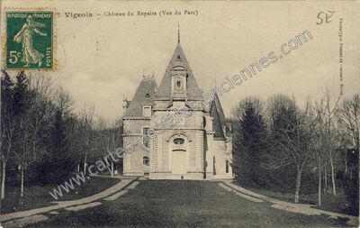 Carte postale ancienne Chateau du Repaire — Vigeois (Corrèze)