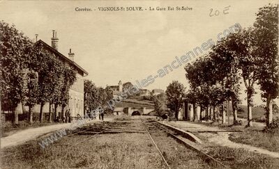 Carte postale ancienne Vignols St Solve — Vignols (Corrèze)