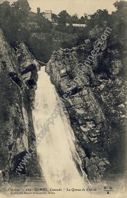 Carte postale ancienne Gimel — Gimel-les-Cascades (Corrèze)