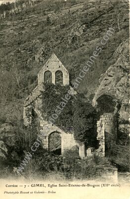 Carte postale ancienne Gimel — Gimel-les-Cascades (Corrèze)