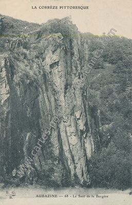 Carte postale ancienne La Corrèze pittoresque — Aubazines (Corrèze)