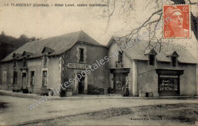 Carte postale ancienne le planchat — Beynat (Corrèze)