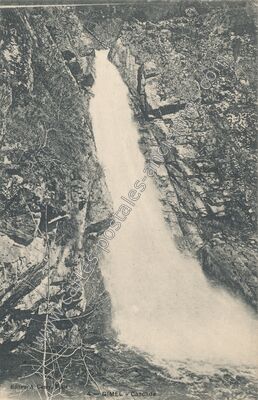 Carte postale ancienne Cascade de Gimel — Gimel-les-Cascades (Corrèze)