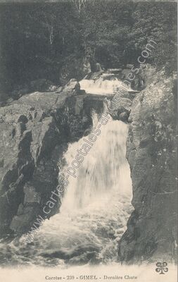 Carte postale ancienne Cascade de Gimel — Gimel-les-Cascades (Corrèze)