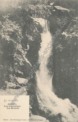 Carte postale ancienne Cascade de Gimel — Gimel-les-Cascades (Corrèze)