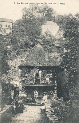 Carte postale ancienne Gimel — Gimel-les-Cascades (Corrèze)