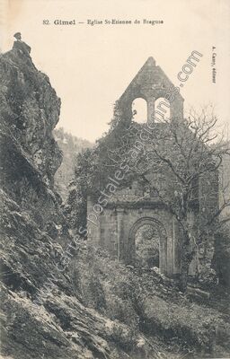 Carte postale ancienne Gimel — Gimel-les-Cascades (Corrèze)