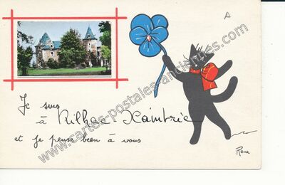 Carte postale ancienne Rilhac Xaintrie — Rilhac-Xaintrie (Corrèze)