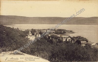 Carte postale ancienne Vue Générale — Ajaccio (Corse-du-Sud)