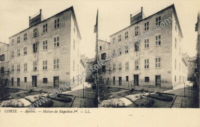 Carte postale ancienne Maison de Napoléon Ier — Ajaccio (Corse-du-Sud)