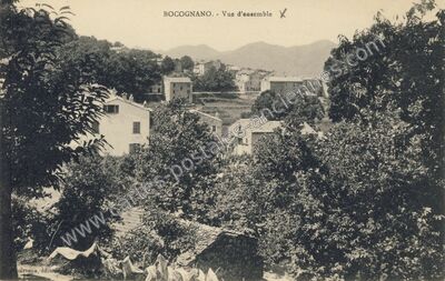 Carte postale ancienne Vue d'ensemble — Bocognano (Corse-du-Sud)