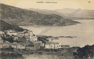 Carte postale ancienne Colonie Grecque — Cargèse (Corse-du-Sud)